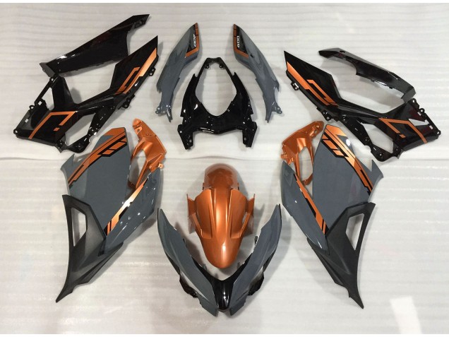 Nardo Gris & Naranja 18-23 Kawasaki Ninja 400 Carenado Nardo Gris & Naranja 18-23 Kawasaki Ninja 400 Carenado