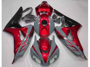 Nardo Gris & Rojo 06-07 Honda CBR1000RR Carenado