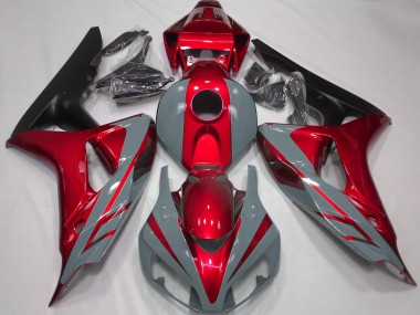 Nardo Gris & Rojo 06-07 Honda CBR1000RR Carenado