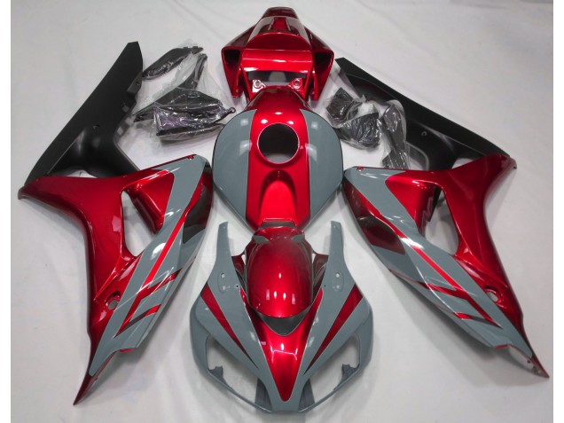 Nardo Gris & Rojo 06-07 Honda CBR1000RR Carenado Nardo Gris & Rojo 06-07 Honda CBR1000RR Carenado