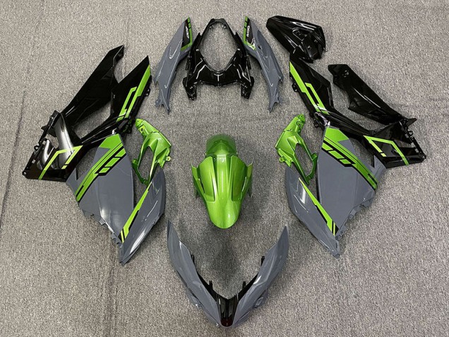 Nardo Gris & Verde 18-23 Kawasaki Ninja 400 Carenado Nardo Gris & Verde 18-23 Kawasaki Ninja 400 Carenado