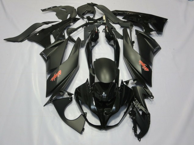 Negro 09-12 Kawasaki ZX6R Carenado Negro 09-12 Kawasaki ZX6R Carenado