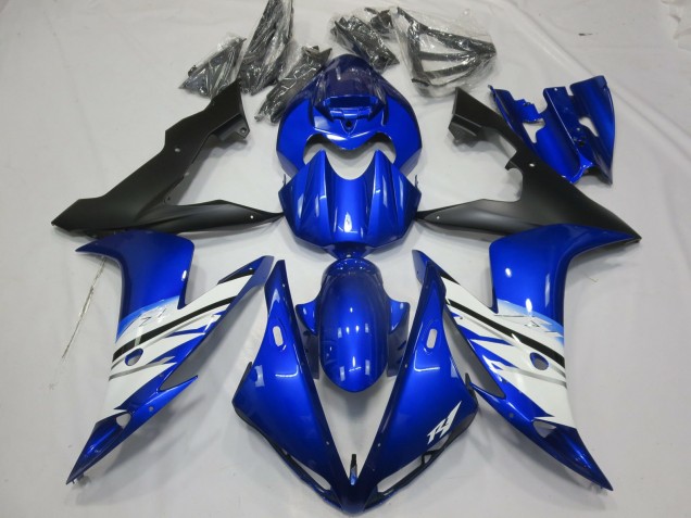 Negro Azul & Blanco 04-06 Yamaha R1 Carenado Negro Azul & Blanco 04-06 Yamaha R1 Carenado