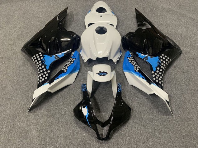 Negro Azul & Blanco 09-12 Honda CBR600RR Carenado Negro Azul & Blanco 09-12 Honda CBR600RR Carenado