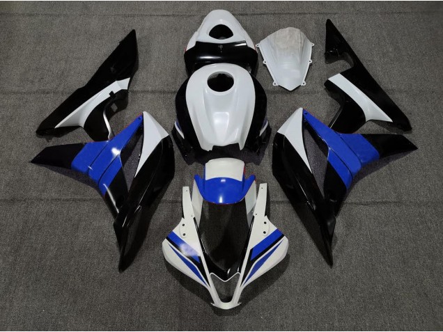 Negro Blanco & Azul 07-08 Honda CBR600RR Carenado Negro Blanco & Azul 07-08 Honda CBR600RR Carenado