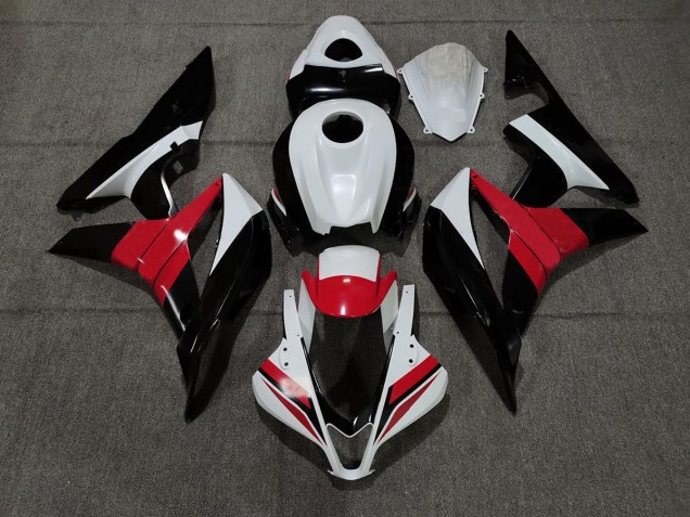 Negro Blanco & Rojo 07-08 Honda CBR600RR Carenado Negro Blanco & Rojo 07-08 Honda CBR600RR Carenado
