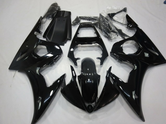 Negro Brillante 05 Yamaha R6 Carenado Negro Brillante 05 Yamaha R6 Carenado