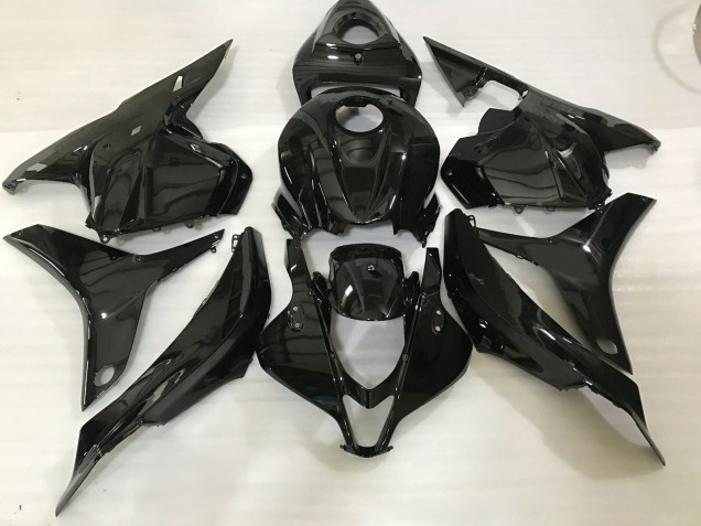 Negro Brillante 09-12 Honda CBR600RR Carenado