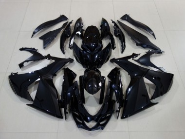 Negro Brillante 09-16 Suzuki GSXR 1000 Carenado