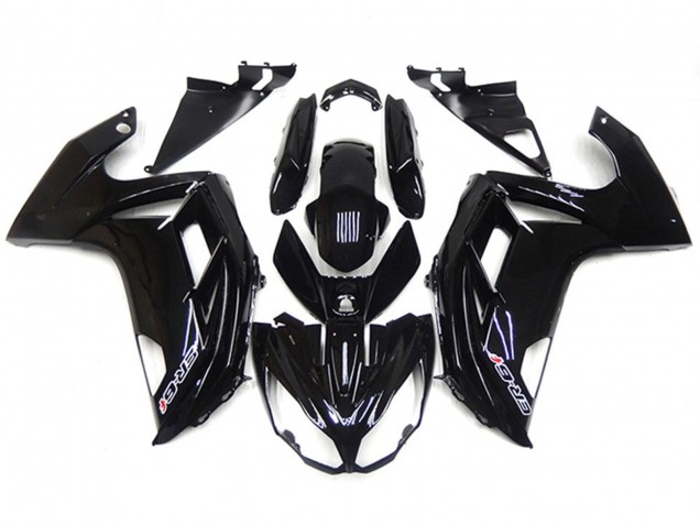 Negro Brillante 12-16 Kawasaki Ninja 650R Carenado Negro Brillante 12-16 Kawasaki Ninja 650R Carenado