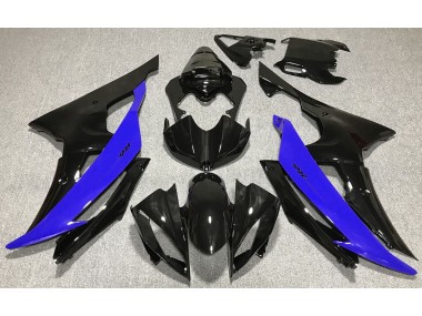Negro Brillante & Azul 08-16 Yamaha R6 Carenado