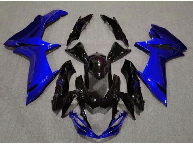 Negro Brillante & Azul Agua 11-24 Suzuki GSXR 600-750 Carenado
