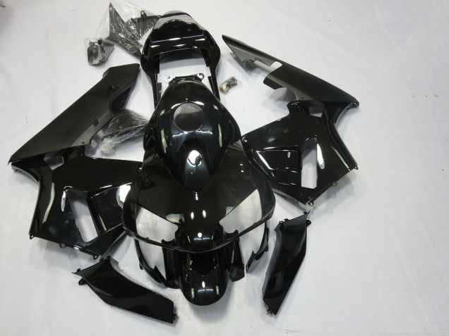 Negro Brillante & Mate 03-04 Honda CBR600RR Carenado Negro Brillante & Mate 03-04 Honda CBR600RR Carenado