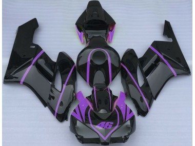 Negro Brillante & Morado 04-05 Honda CBR1000RR Carenado