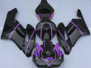 Negro Brillante & Morado 04-05 Honda CBR1000RR Carenado