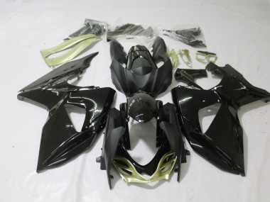 Negro Brillante Plata Mate 09-16 Suzuki GSXR 1000 Carenado