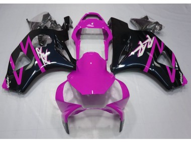 Negro Brillante & Rosa 02-03 Honda CBR954RR Carenado