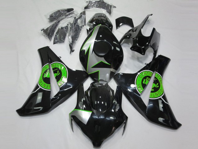 Negro Brillante & Verde 08-11 Honda CBR1000RR Carenado Negro Brillante & Verde 08-11 Honda CBR1000RR Carenado
