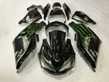 Negro Brillante & Verde Limo 12-21 Kawasaki ZX14R Carenado