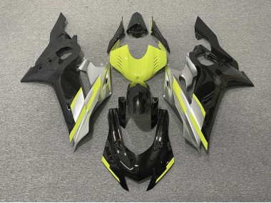Negro Con Amarillo Floro 17-21 Yamaha R6 Carenado
