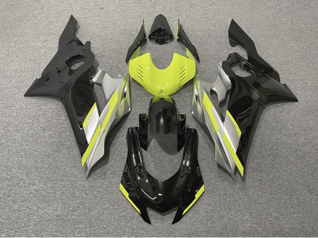 Negro Con Amarillo Floro 17-21 Yamaha R6 Carenado Negro Con Amarillo Floro 17-21 Yamaha R6 Carenado