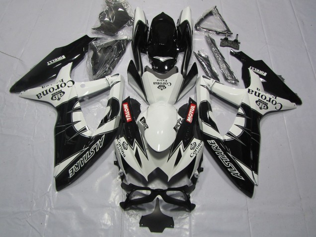 Negro Corona 08-10 Suzuki GSXR 600-750 Carenado Negro Corona 08-10 Suzuki GSXR 600-750 Carenado