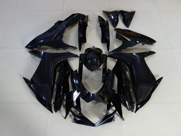Negro Liso Brillante 11-24 Suzuki GSXR 600-750 Carenado Negro Liso Brillante 11-24 Suzuki GSXR 600-750 Carenado