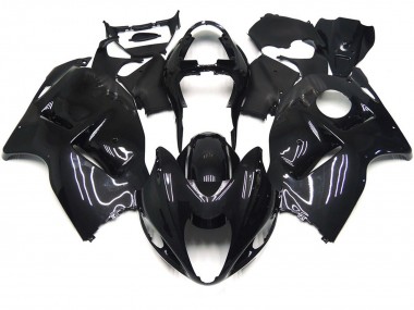 Negro Liso Brillante 97-07 Suzuki GSXR 1300 Carenado