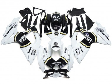 Negro Lucky Strike 79 08-10 Suzuki GSXR 600-750 Carenado
