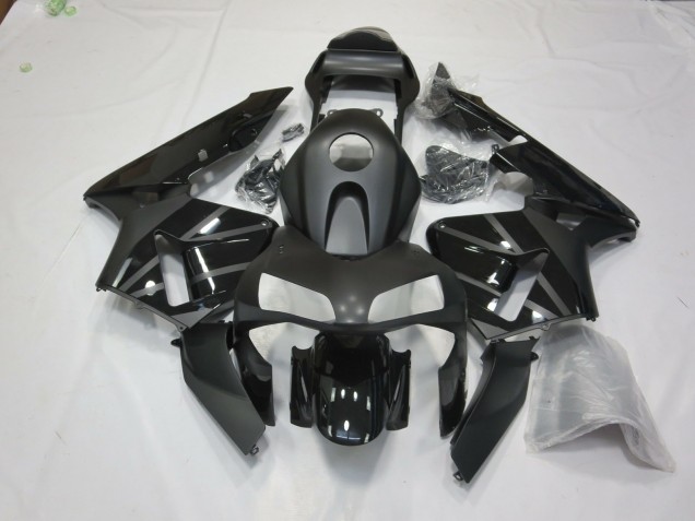 Negro Mate 03-04 Honda CBR600RR Carenado Negro Mate 03-04 Honda CBR600RR Carenado