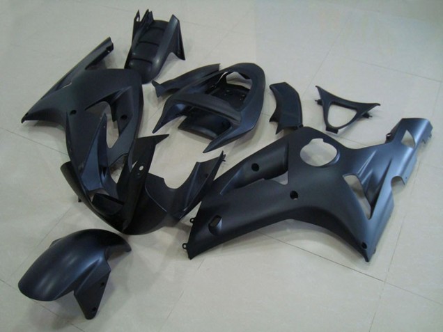 Negro Mate 03-04 Kawasaki ZX6R Carenado Negro Mate 03-04 Kawasaki ZX6R Carenado