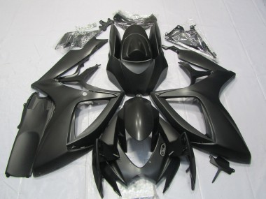 Negro Mate 06-07 Suzuki GSXR 600-750 Carenado