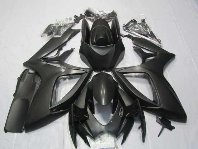 Negro Mate 06-07 Suzuki GSXR 600-750 Carenado Negro Mate 06-07 Suzuki GSXR 600-750 Carenado