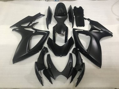 Negro Mate 06-07 Suzuki GSXR 600-750 Carenado