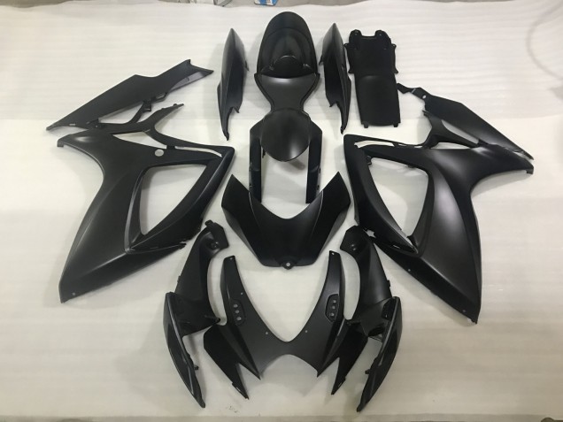 Negro Mate 06-07 Suzuki GSXR 600-750 Carenado Negro Mate 06-07 Suzuki GSXR 600-750 Carenado
