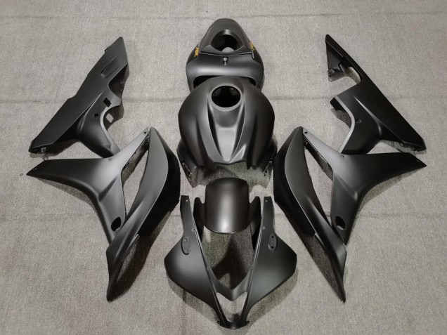 Negro Mate 07-08 Honda CBR600RR Carenado Negro Mate 07-08 Honda CBR600RR Carenado