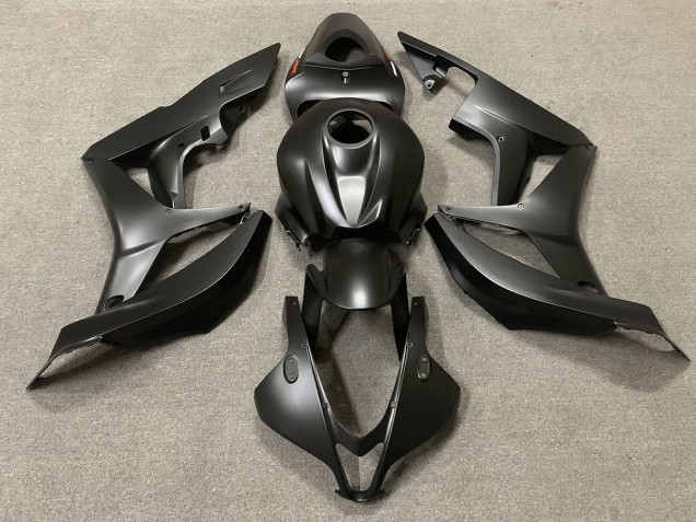 Negro Mate 07-08 Honda CBR600RR Carenado Negro Mate 07-08 Honda CBR600RR Carenado