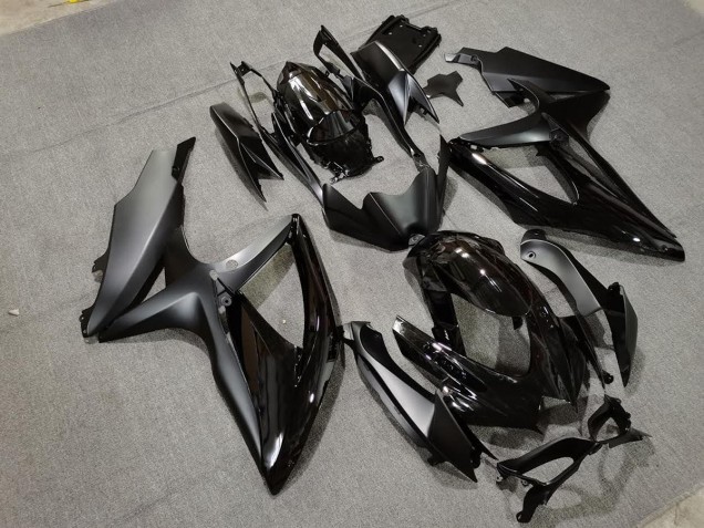 Negro Mate 08-10 Suzuki GSXR 600-750 Carenado Negro Mate 08-10 Suzuki GSXR 600-750 Carenado