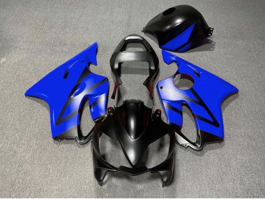 Negro Mate & Azul 01-03 Honda CBR600 F4i Carenado