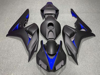 Negro Mate & Azul 06-07 Honda CBR1000RR Carenado