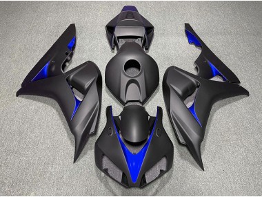 Negro Mate & Azul 06-07 Honda CBR1000RR Carenado