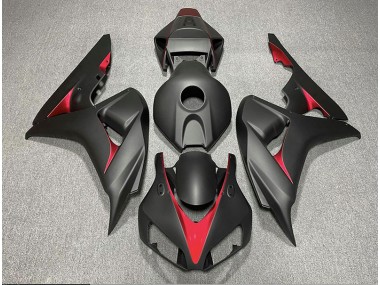Negro Mate & Azul Claro 06-07 Honda CBR1000RR Carenado