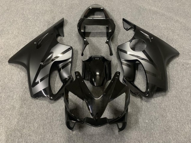 Negro Mate & Brillante 01-03 Honda CBR600 F4i Carenado Negro Mate & Brillante 01-03 Honda CBR600 F4i Carenado