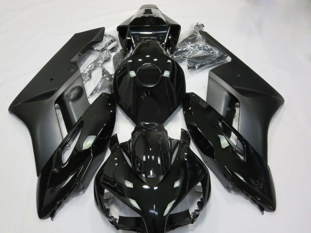 Negro Mate & Brillante 04-05 Honda CBR1000RR Carenado Negro Mate & Brillante 04-05 Honda CBR1000RR Carenado
