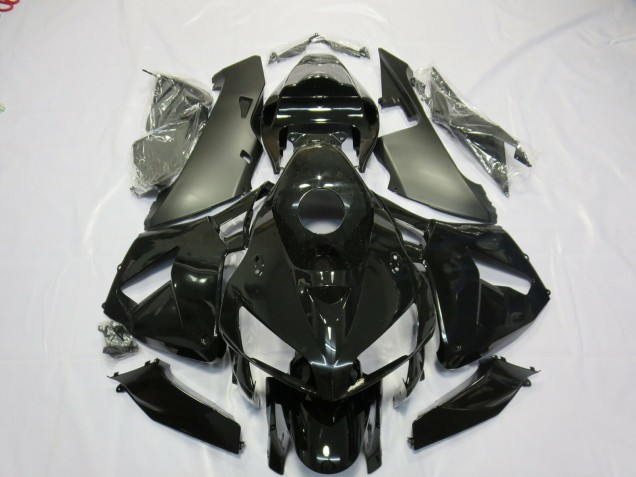 Negro Mate & Brillante 05-06 Honda CBR600RR Carenado Negro Mate & Brillante 05-06 Honda CBR600RR Carenado