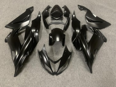 Negro Mate & Capa Protectora 13-18 Kawasaki ZX6R Carenado