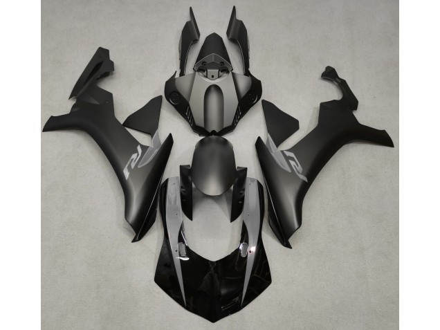 Negro Mate & Gris 15-19 Yamaha R1 Carenado
