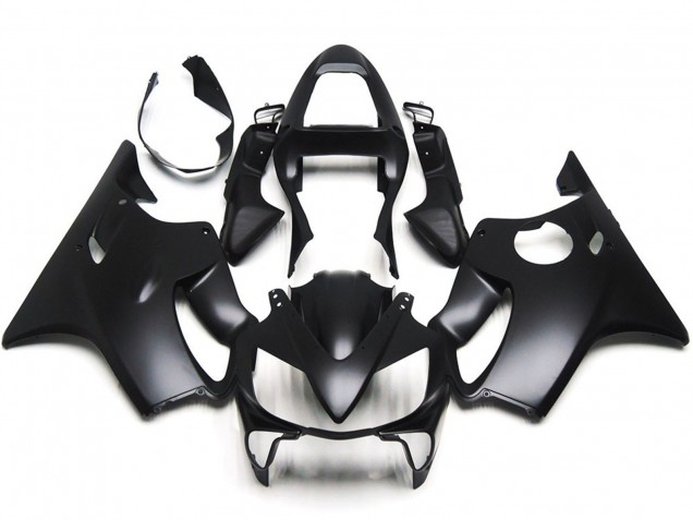 Negro Mate Liso 01-03 Honda CBR600 F4i Carenado Negro Mate Liso 01-03 Honda CBR600 F4i Carenado