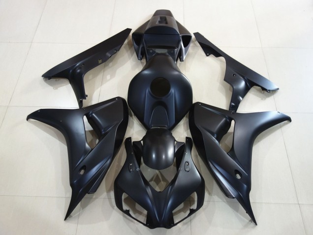 Negro Mate Liso 06-07 Honda CBR1000RR Carenado Negro Mate Liso 06-07 Honda CBR1000RR Carenado