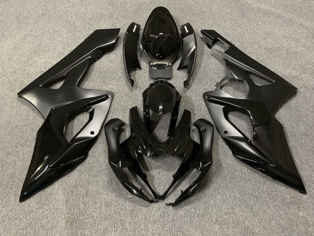 Negro Mate & Negro Brillante 05-06 Suzuki GSXR 1000 Carenado Negro Mate & Negro Brillante 05-06 Suzuki GSXR 1000 Carenado
